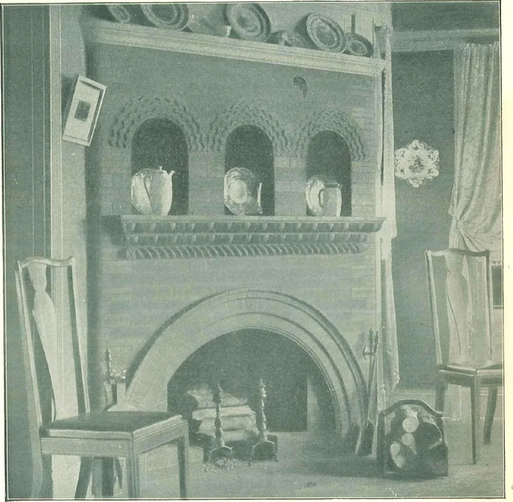 An illustration from Sketch book of the Philadelphia & Boston face brick co., 1904, leaf 12