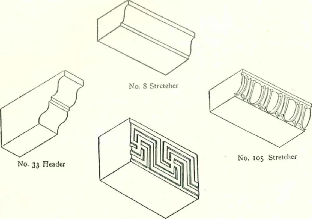 An illustration from Sketch book of the Philadelphia & Boston face brick co., 1904, leaf 13