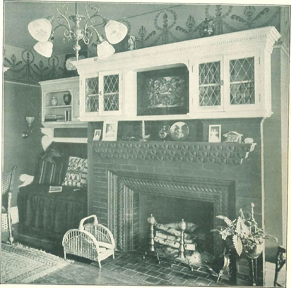 An illustration from Sketch book of the Philadelphia & Boston face brick co., 1904, leaf 22