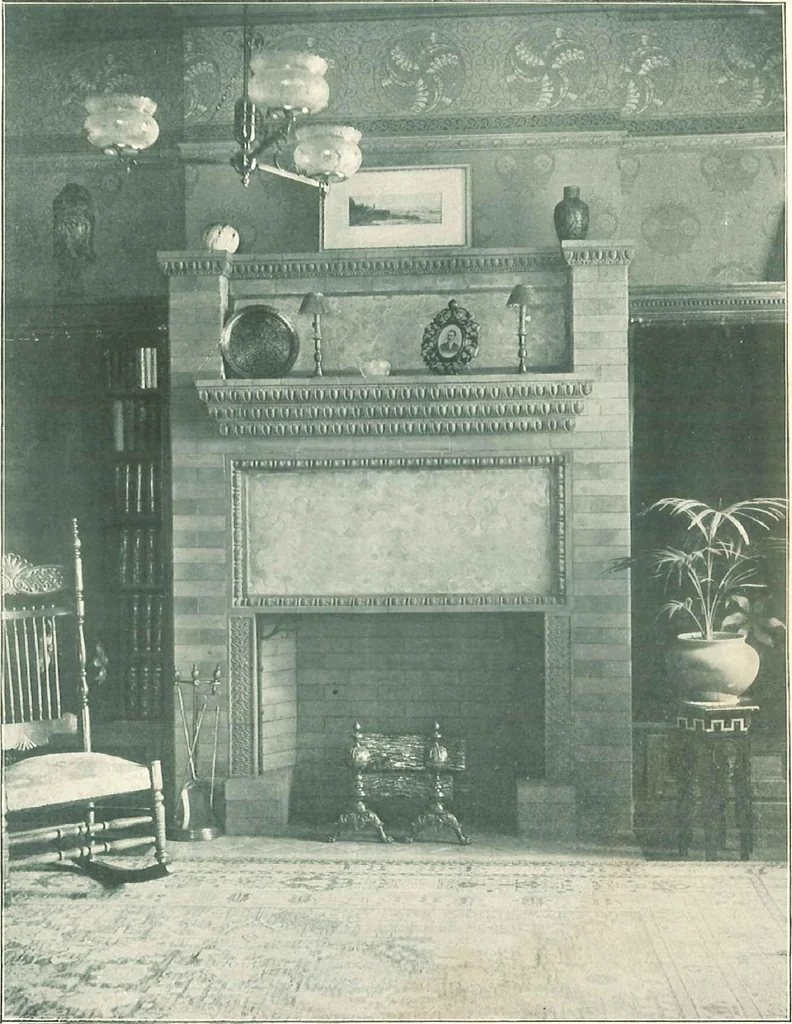 An illustration from Sketch book of the Philadelphia & Boston face brick co., 1904, leaf 24
