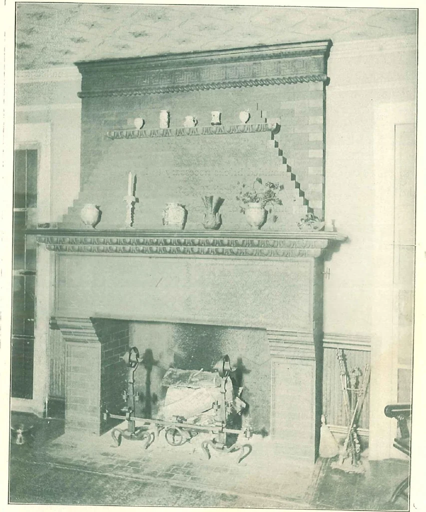 An illustration from Sketch book of the Philadelphia & Boston face brick co., 1904, leaf 34