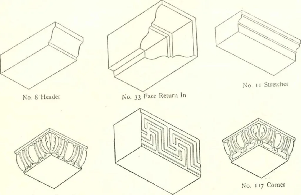 An illustration from Sketch book of the Philadelphia & Boston face brick co., 1904, leaf 5
