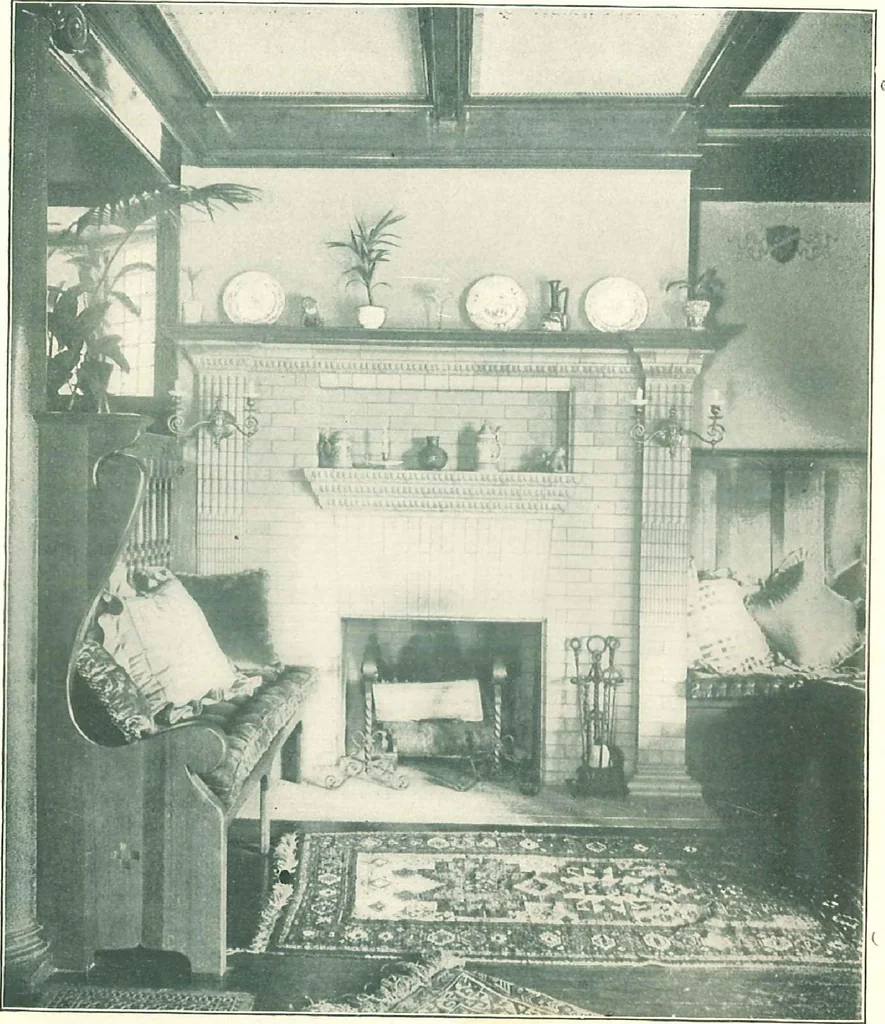 An illustration from Sketch book of the Philadelphia & Boston face brick co., 1904, leaf 50