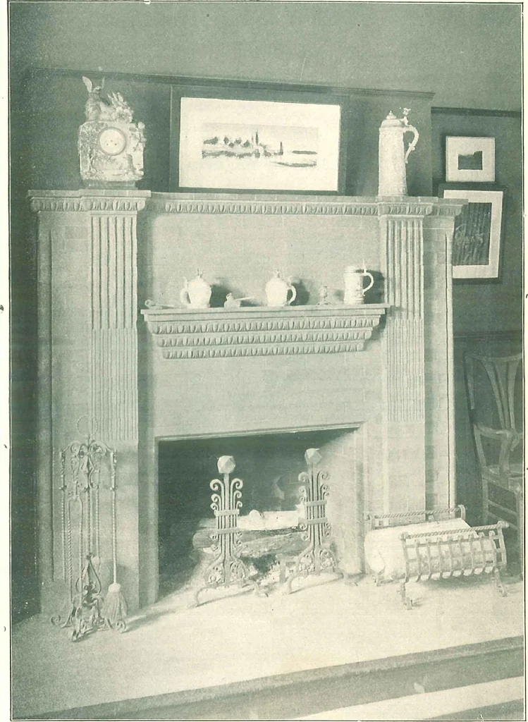 An illustration from Sketch book of the Philadelphia & Boston face brick co., 1904, leaf 56