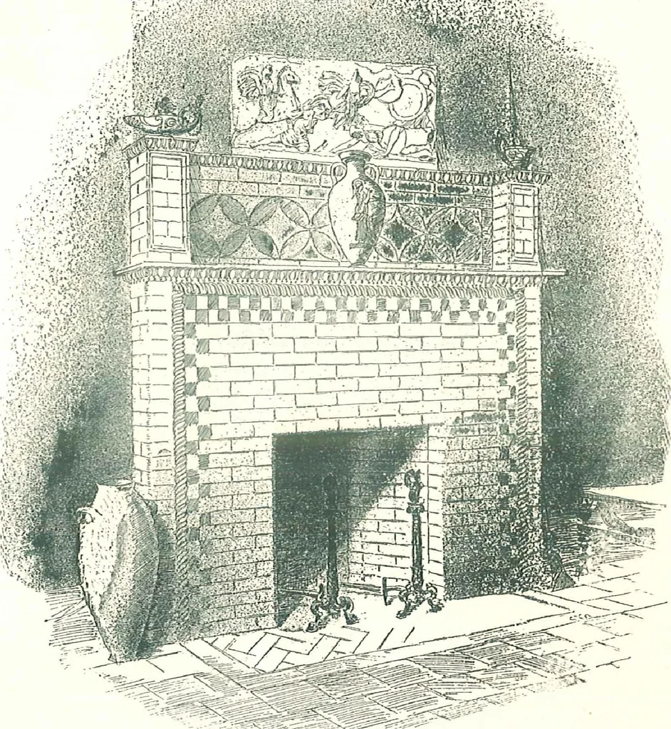 An illustration from Sketch book of the Philadelphia & Boston face brick co., 1904, leaf 60