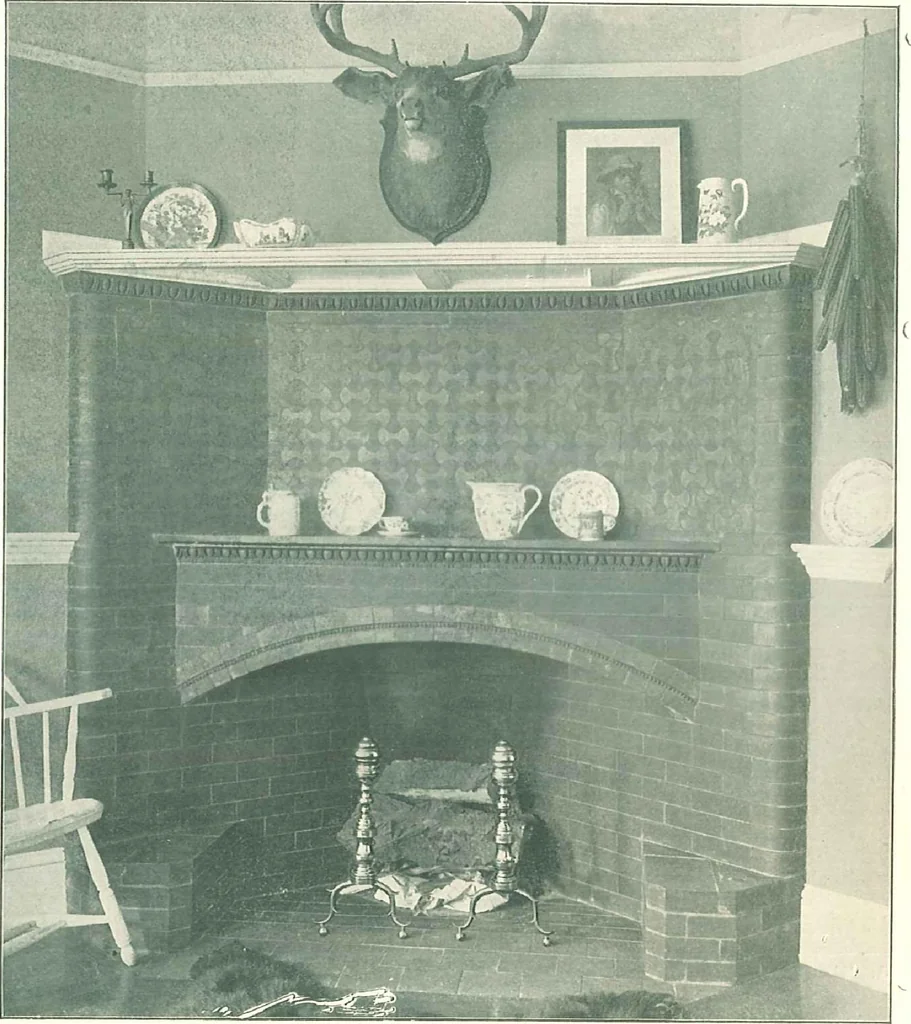 An illustration from Sketch book of the Philadelphia & Boston face brick co., 1904, leaf 66