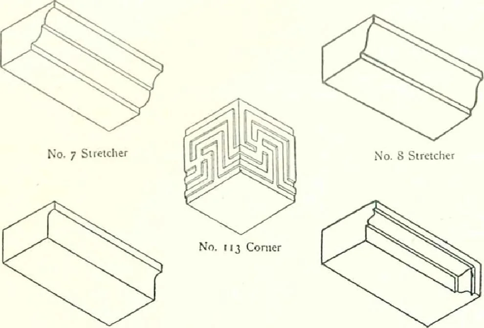 An illustration from Sketch book of the Philadelphia & Boston face brick co., 1904, leaf 7