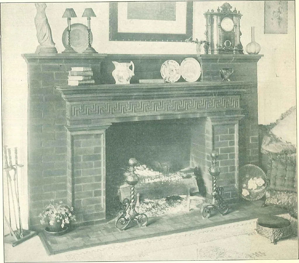 An illustration from Sketch book of the Philadelphia & Boston face brick co., 1904, leaf 8