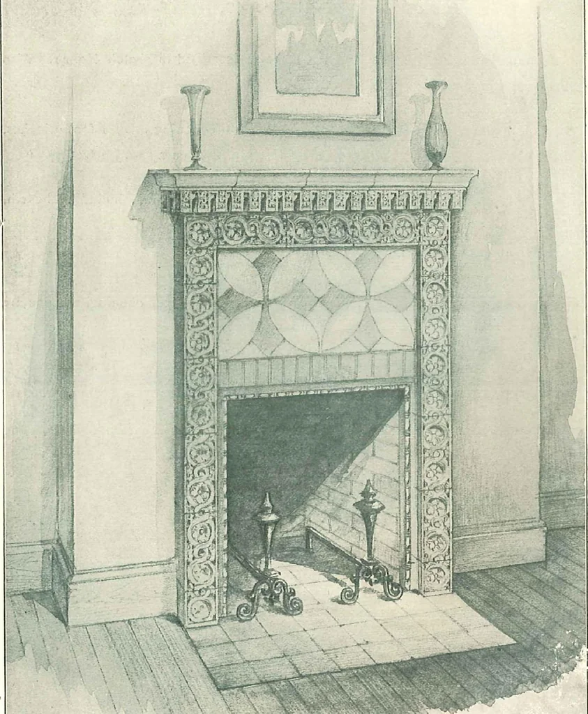 An illustration from Sketch book of the Philadelphia & Boston face brick co., 1904, leaf 84