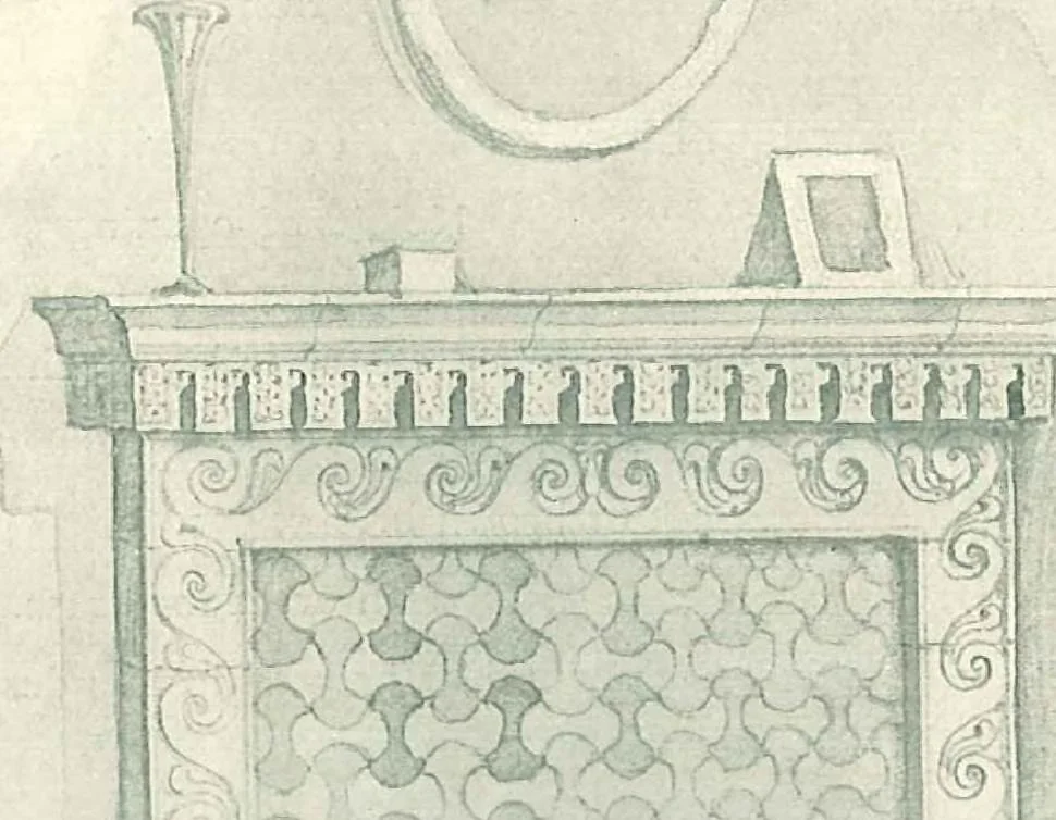 An illustration from Sketch book of the Philadelphia & Boston face brick co., 1904, leaf 86
