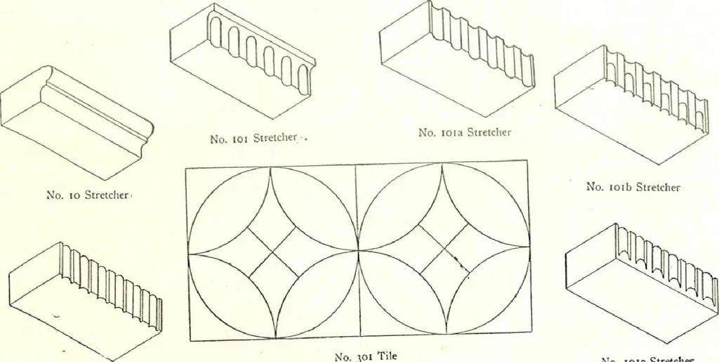 An illustration from Sketch book of the Philadelphia & Boston face brick co., 1904, leaf 87