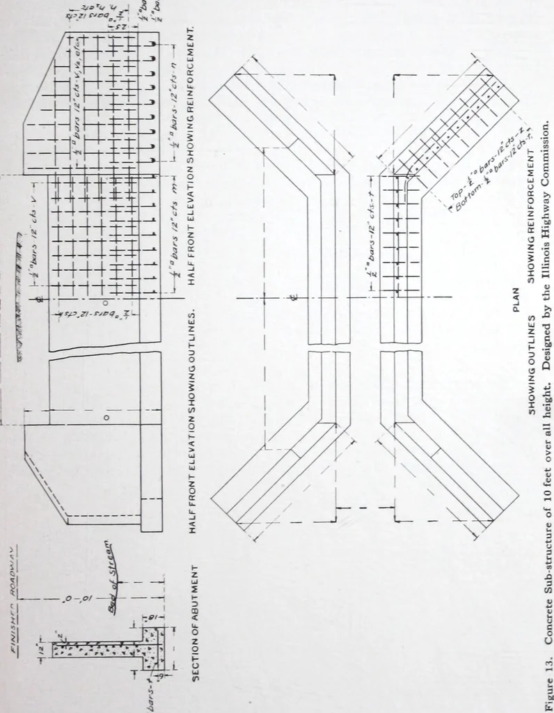 An illustration from Small concrete bridges and culverts, 1914, leaf 22