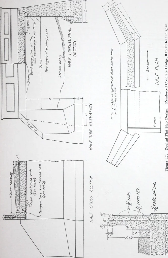 An illustration from Small concrete bridges and culverts, 1914, leaf 28