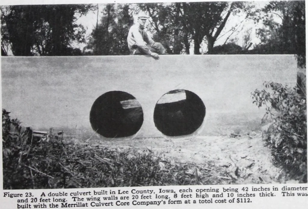 An illustration from Small concrete bridges and culverts, 1914, leaf 36