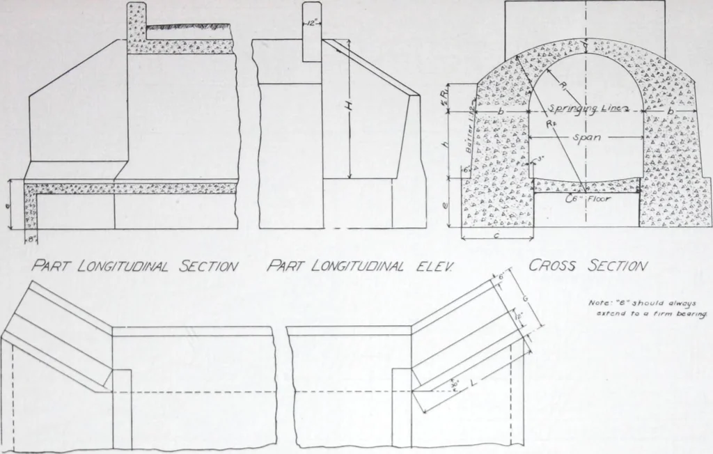 An illustration from Small concrete bridges and culverts, 1914, leaf 44