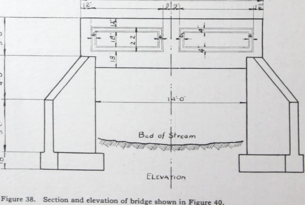 An illustration from Small concrete bridges and culverts, 1914, leaf 57