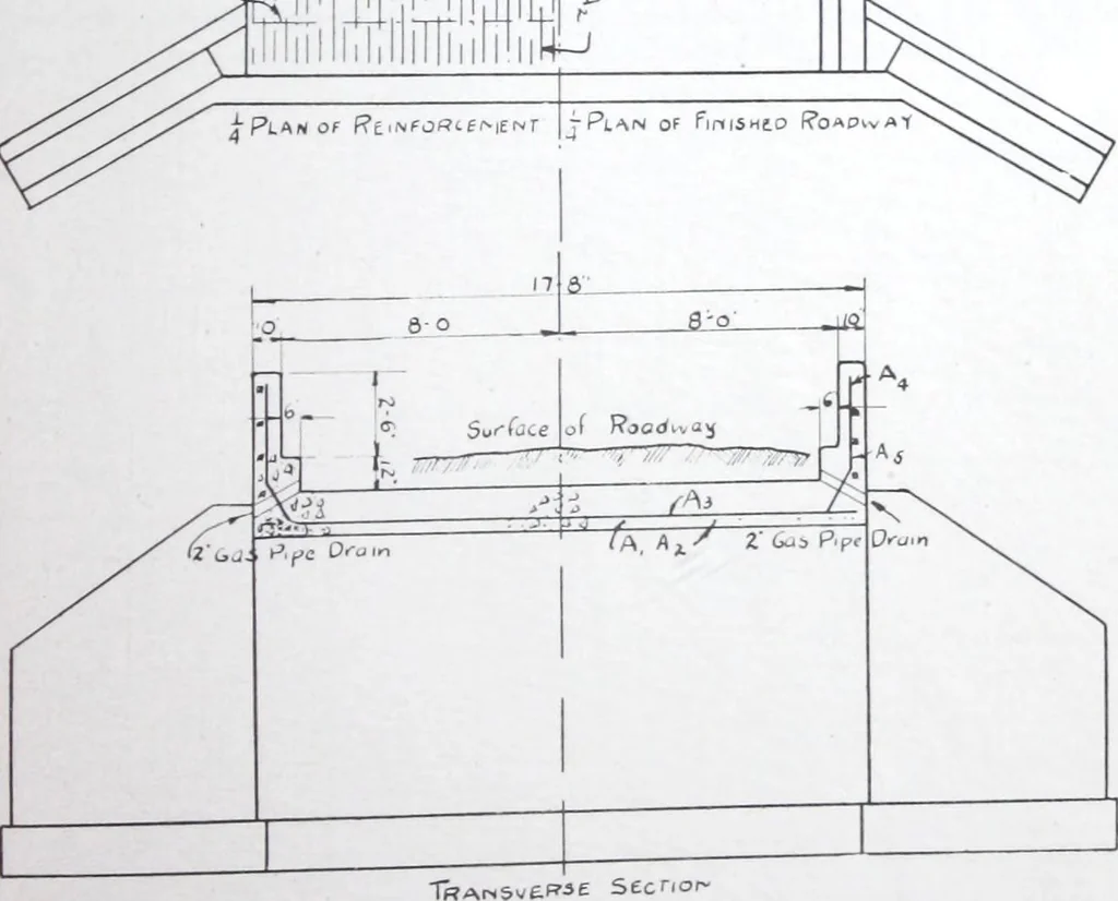 An illustration from Small concrete bridges and culverts, 1914, leaf 58