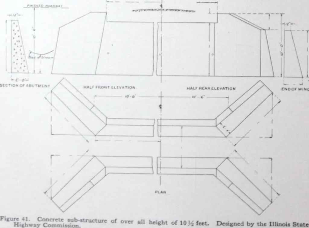 An illustration from Small concrete bridges and culverts, 1914, leaf 59