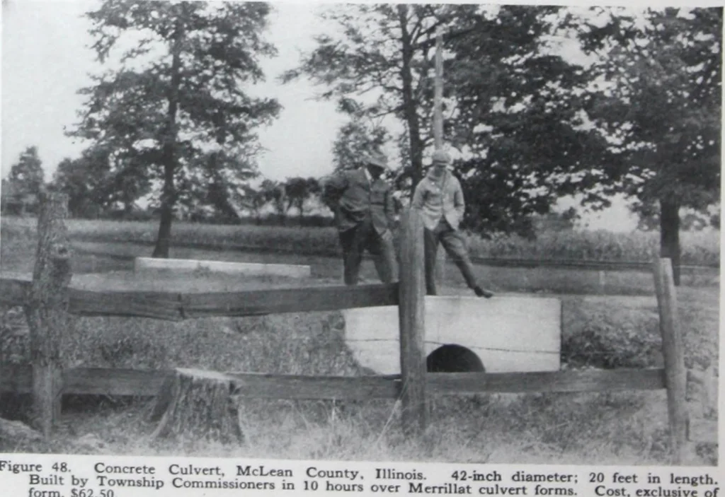 An illustration from Small concrete bridges and culverts, 1914, leaf 67
