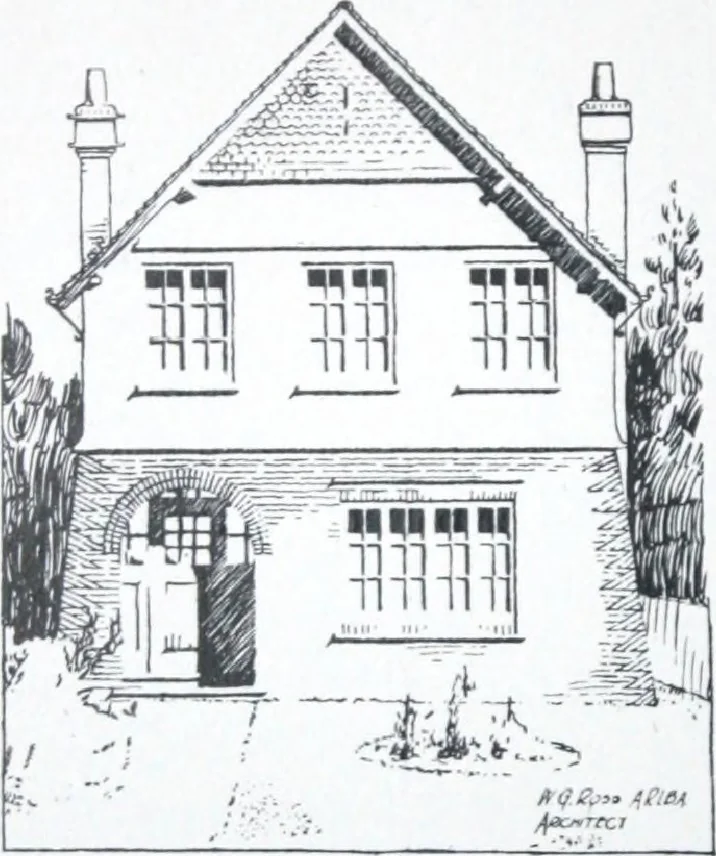 An illustration from Some small houses : illustrated with frontispiece in colour and 90 reproductions ..., 1908, leaf 29