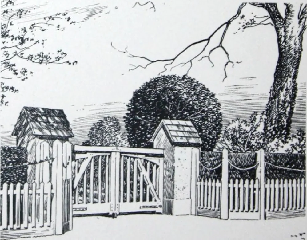 An illustration from Some small houses : illustrated with frontispiece in colour and 90 reproductions ..., 1908, leaf 41