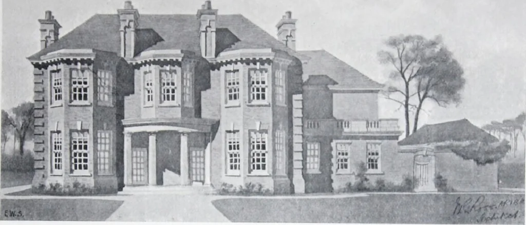 An illustration from Some small houses : illustrated with frontispiece in colour and 90 reproductions ..., 1908, leaf 54