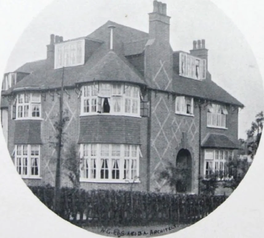 An illustration from Some small houses : illustrated with frontispiece in colour and 90 reproductions ..., 1908, leaf 67