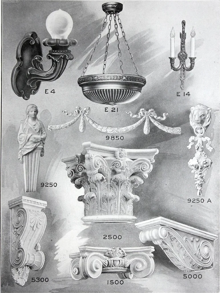 An illustration from Specification data 1914 : Grouped Catalogue of Building Trades in One Volume : Indexed According to Trades for Building Construction, 1914, leaf 130