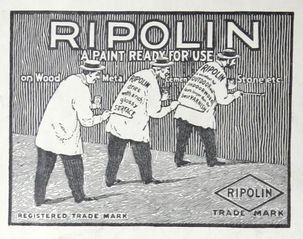 An illustration from Specifications : the original Holland enamel paint., 1925, leaf 11