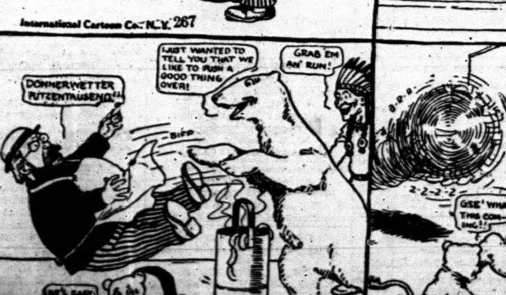An illustration from St. Louis Argus: December 22, 1916, 1916, leaf 2
