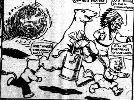 An illustration from St. Louis Argus: December 22, 1916, 1916, leaf 2