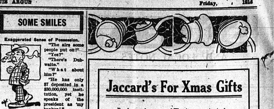 An illustration from St. Louis Argus: December 22, 1916, 1916, leaf 5