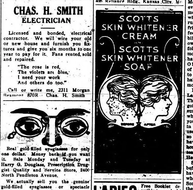 An illustration from St. Louis Argus, May 11, 1917, 1917, leaf 5