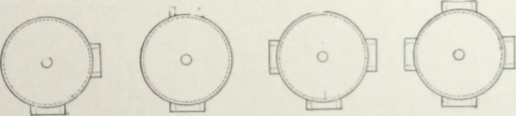 An illustration from Standard and water-tight boxes for all electrical installation purposes, 1908, leaf 24