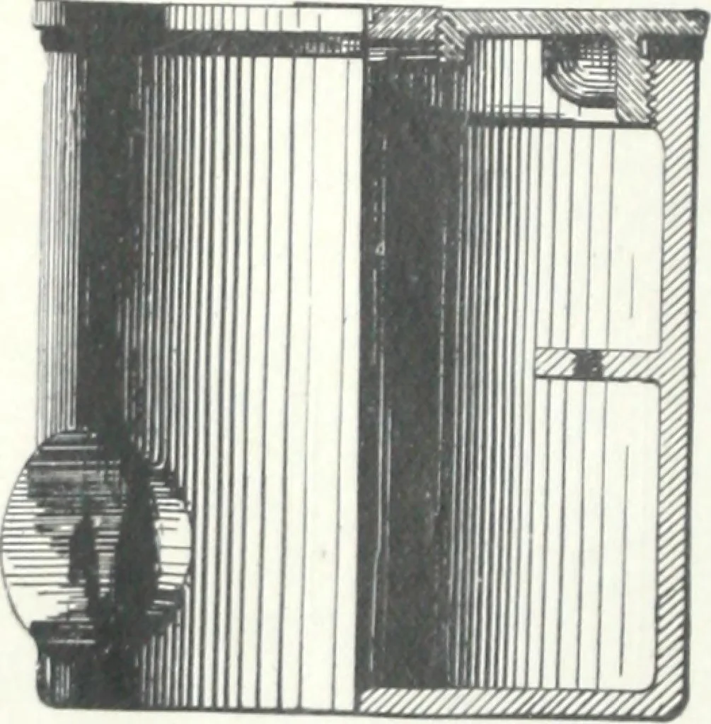 An illustration from Standard and water-tight boxes for all electrical installation purposes, 1908, leaf 27