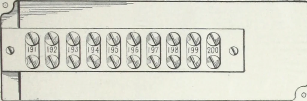 An illustration from Standard and water-tight boxes for all electrical installation purposes, 1908, leaf 38