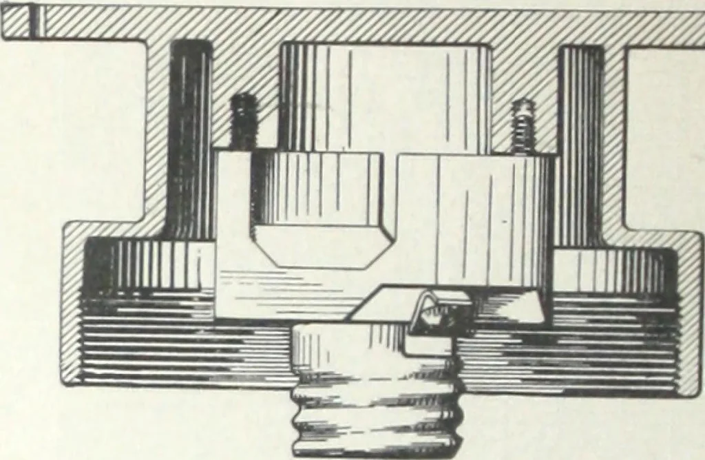 An illustration from Standard and water-tight boxes for all electrical installation purposes, 1908, leaf 45