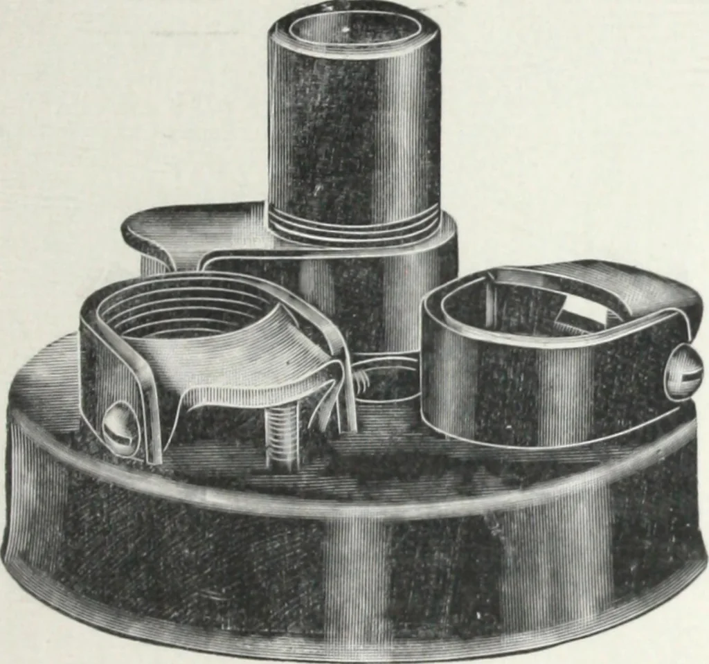 An illustration from Standard and water-tight boxes for all electrical installation purposes, 1908, leaf 6