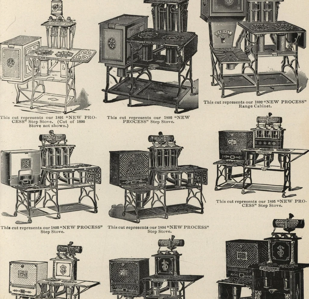 An illustration from Gasoline and oil stoves, 1901, leaf 12