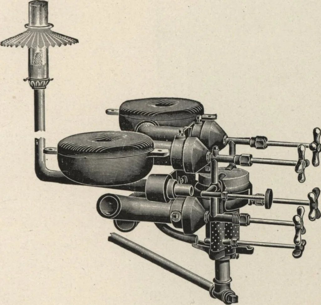 An illustration from Gasoline and oil stoves, 1901, leaf 14