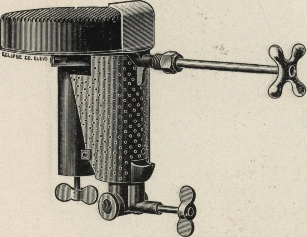 An illustration from Gasoline and oil stoves, 1901, leaf 19