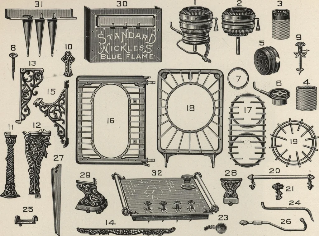 An illustration from Gasoline and oil stoves, 1901, leaf 49