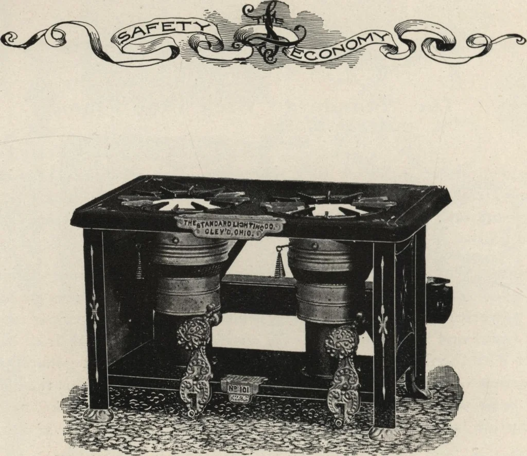 An illustration from Gasoline and oil stoves, 1901, leaf 51