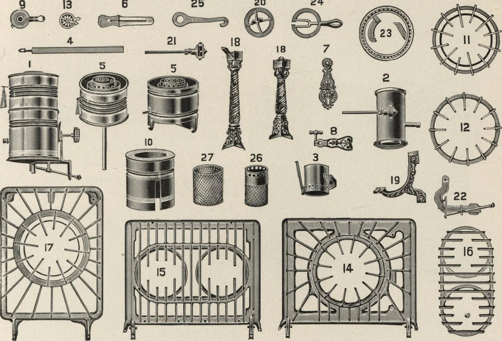 An illustration from Gasoline and oil stoves, 1901, leaf 62