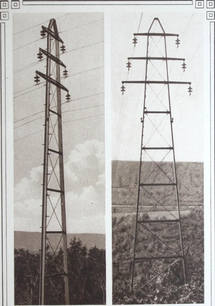An illustration from Steel transmission structures and catenary bridges., 1914, leaf 12