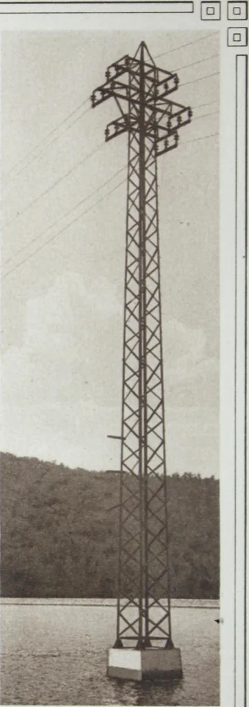 An illustration from Steel transmission structures and catenary bridges., 1914, leaf 23