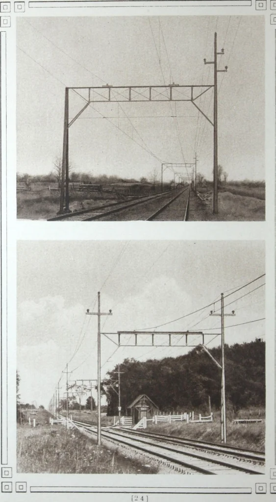 An illustration from Steel transmission structures and catenary bridges., 1914, leaf 25