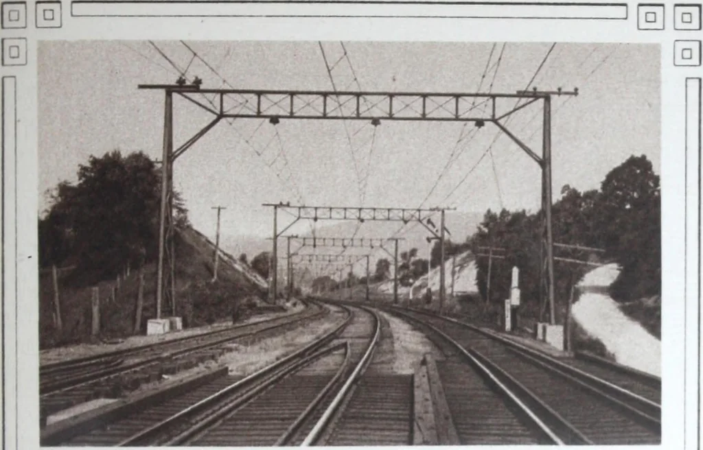 An illustration from Steel transmission structures and catenary bridges., 1914, leaf 26