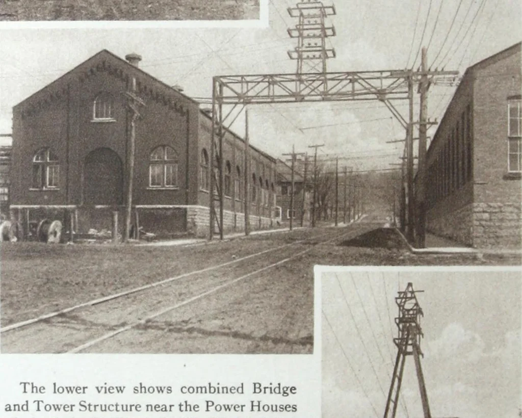An illustration from Steel transmission structures and catenary bridges., 1914, leaf 27