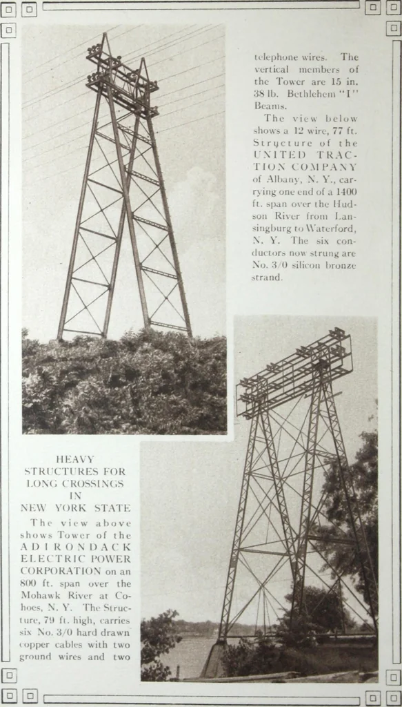 An illustration from Steel transmission structures and catenary bridges., 1914, leaf 29